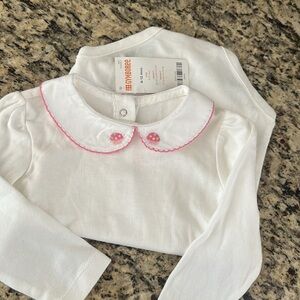 NWT GYMBOREE Cupcake Petter Pan Collared Onsie 6-12 months